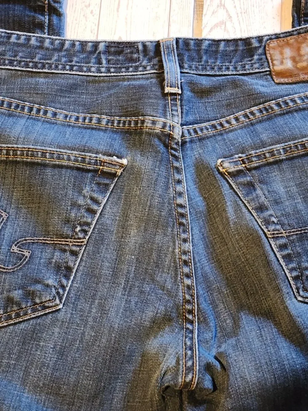 AG Adriano Goldschmied The Protégé Straight Leg Jeans Men's 30x32 Made in USA - Picture 12 of 14